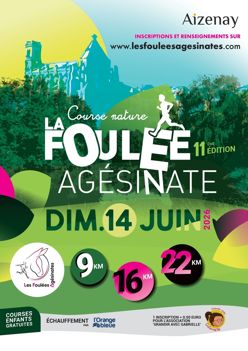 La Foulée Agésinate 2026 - À vos agendas