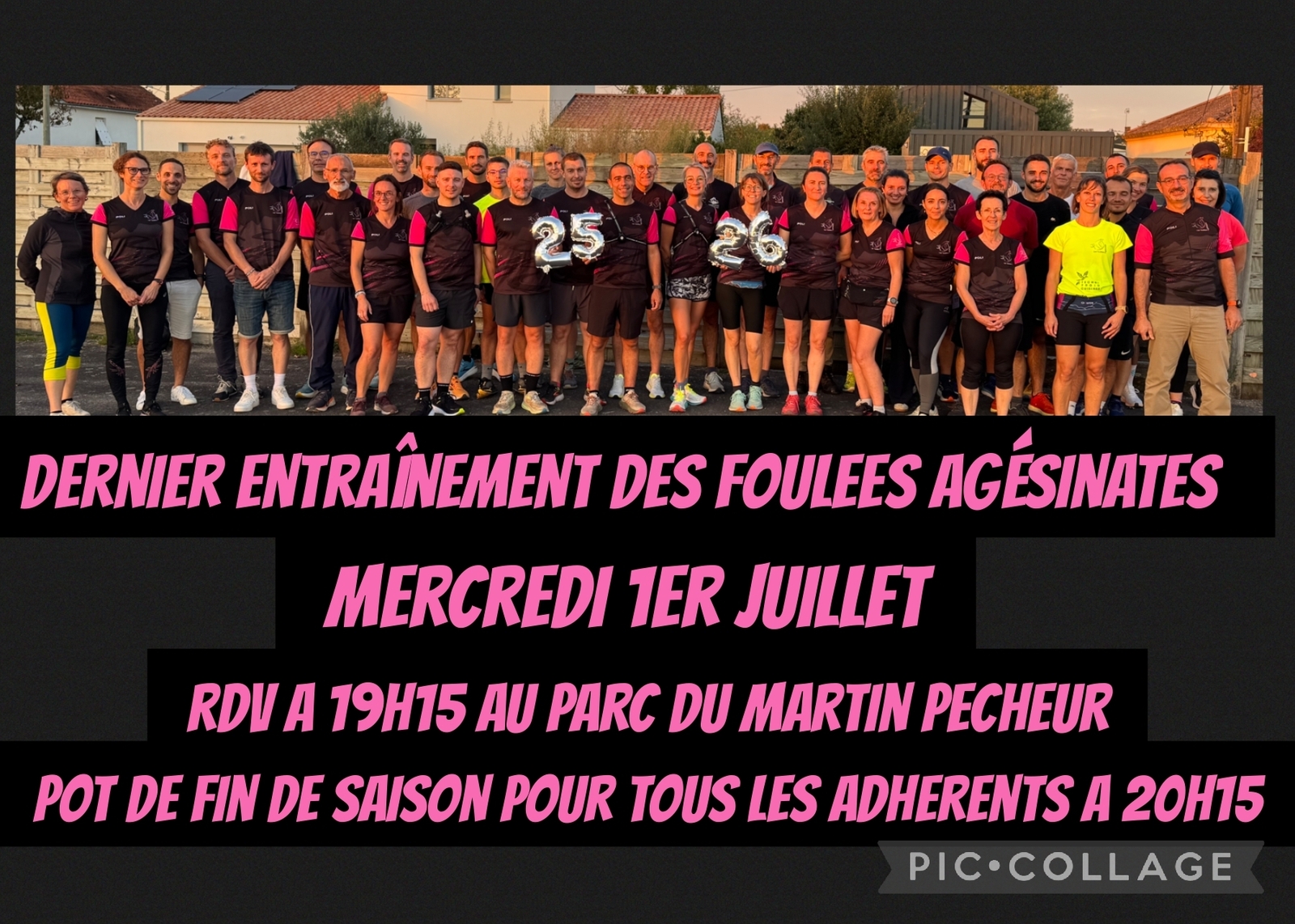 Dernier entraînement de la saison