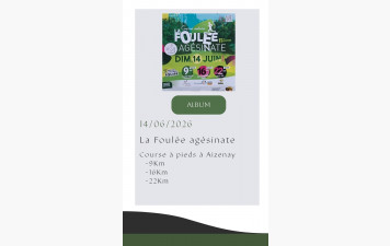 ✨️LA FOULEE AGESINATE 2026✨️